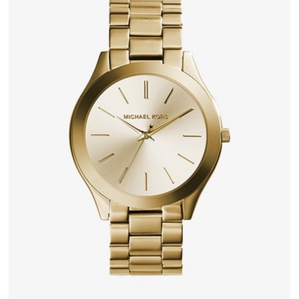 Michael Kors gold tone stainless steal watch